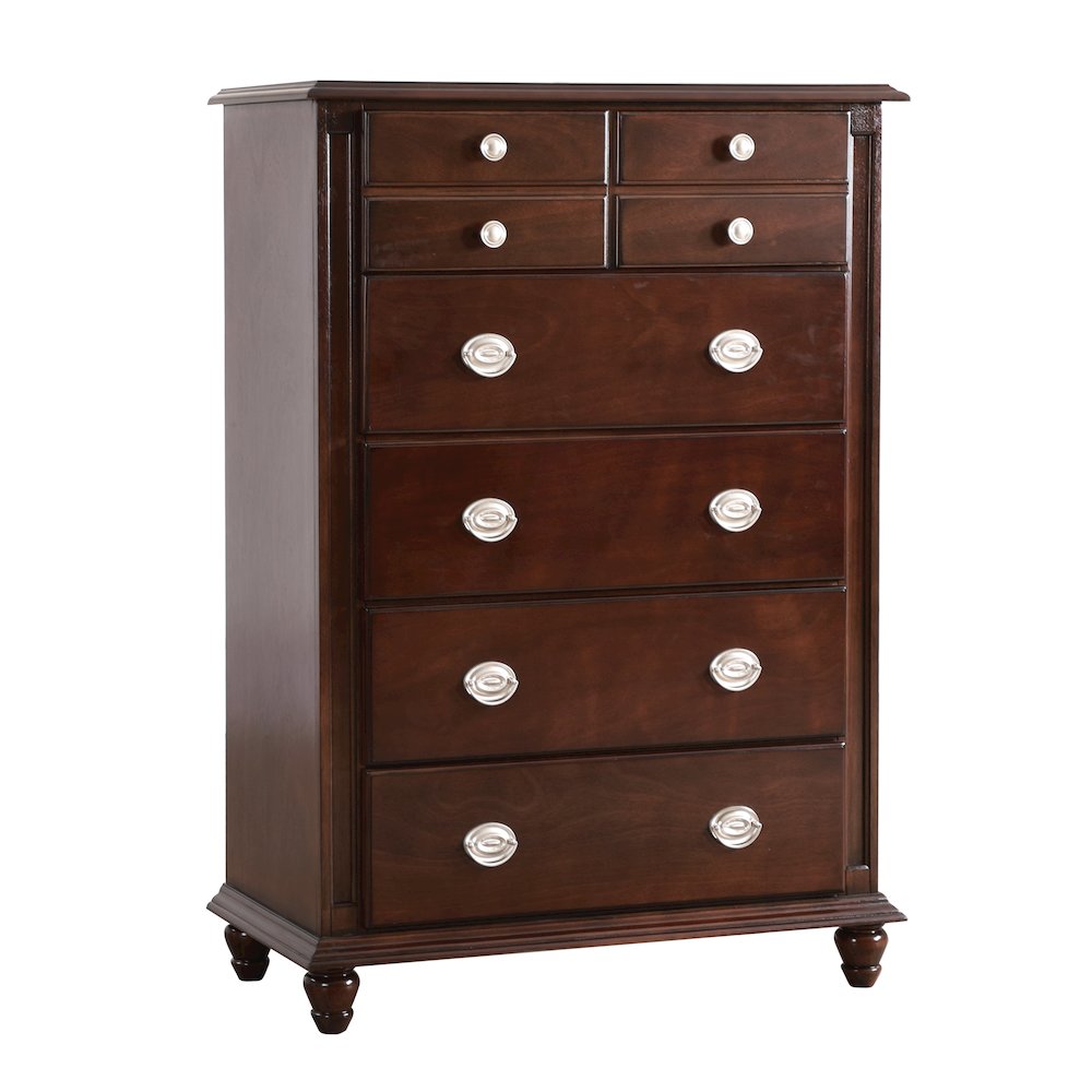 Glory Furniture Summit Chest in Cappuccino Color. Picture 1
