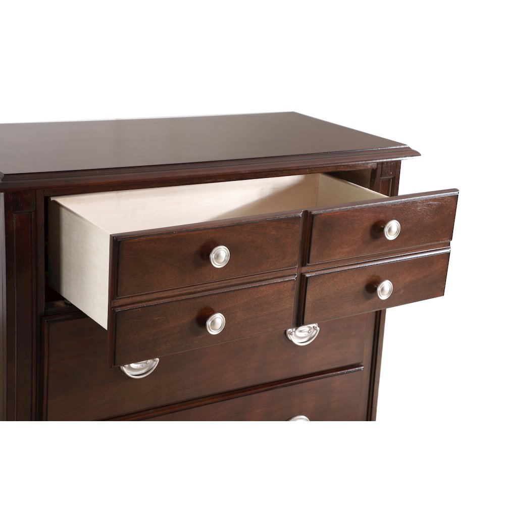 Glory Furniture Summit Chest in Cappuccino Color. Picture 4