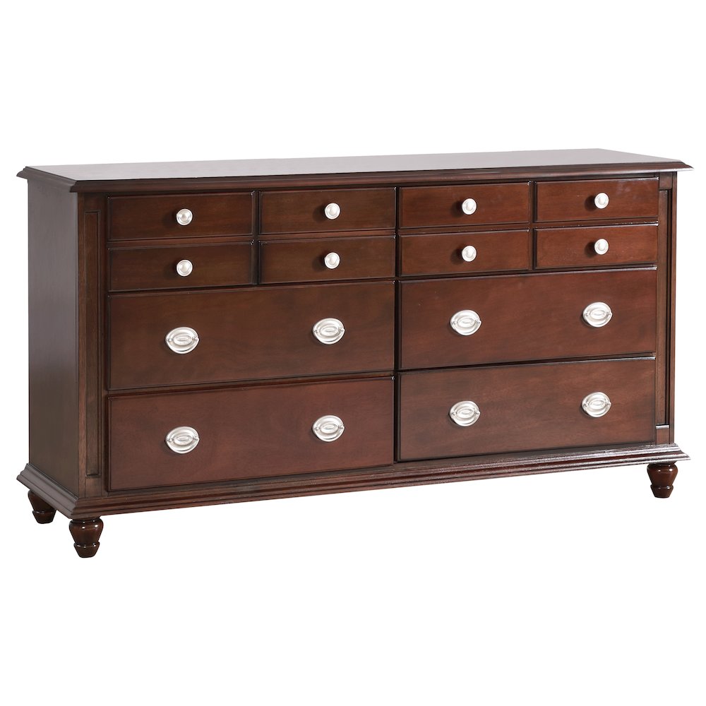 Glory Furniture Summit Dresser in Cappuccino Color. Picture 1