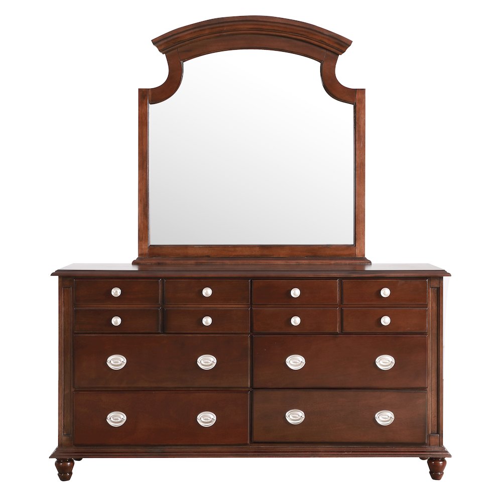 Glory Furniture Summit Dresser in Cappuccino Color. Picture 2