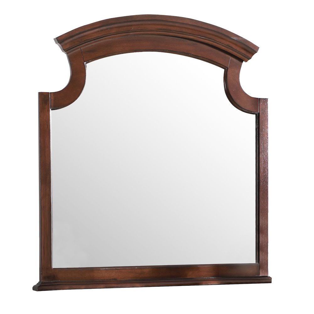 Glory Furniture Summit Mirror in Cappuccino Color. Picture 1