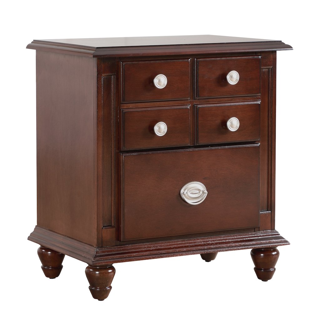 Glory Furniture Summit Night Stand in Cappuccino Color. Picture 1
