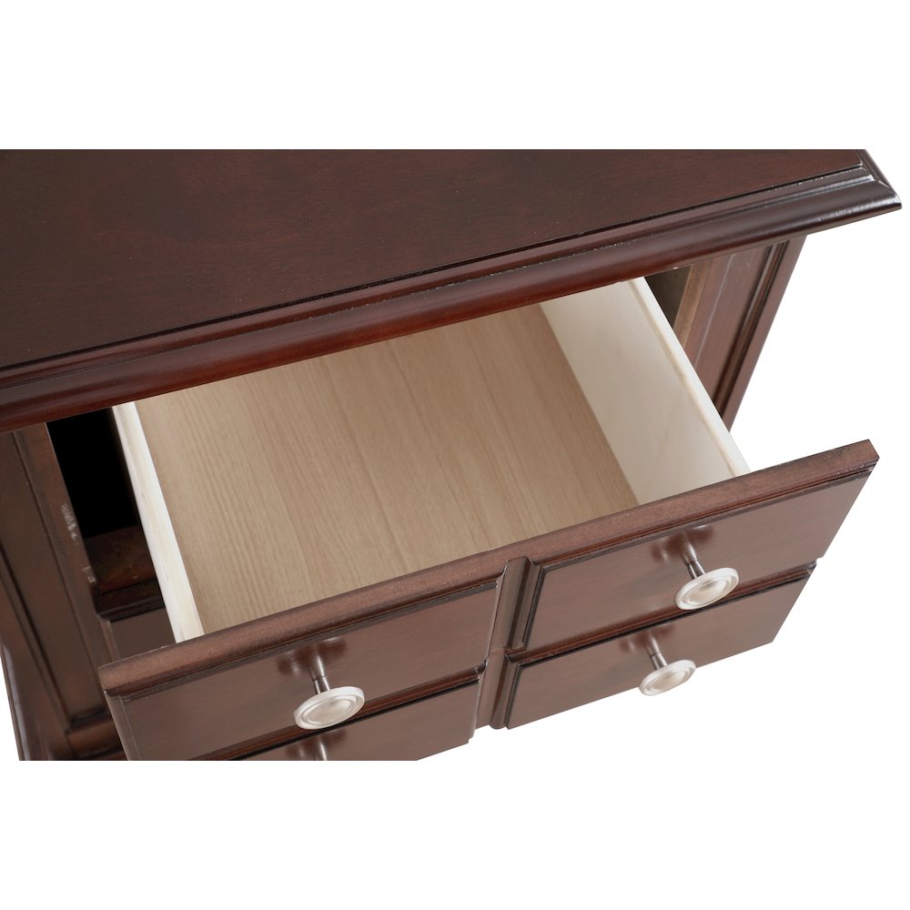 Glory Furniture Summit Night Stand in Cappuccino Color. Picture 3