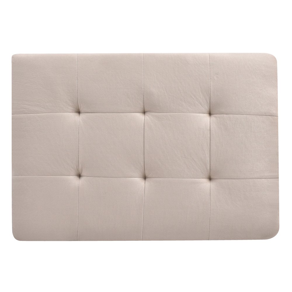 Glory Furniture Malone Ottoman in Vanilla Color. Picture 5