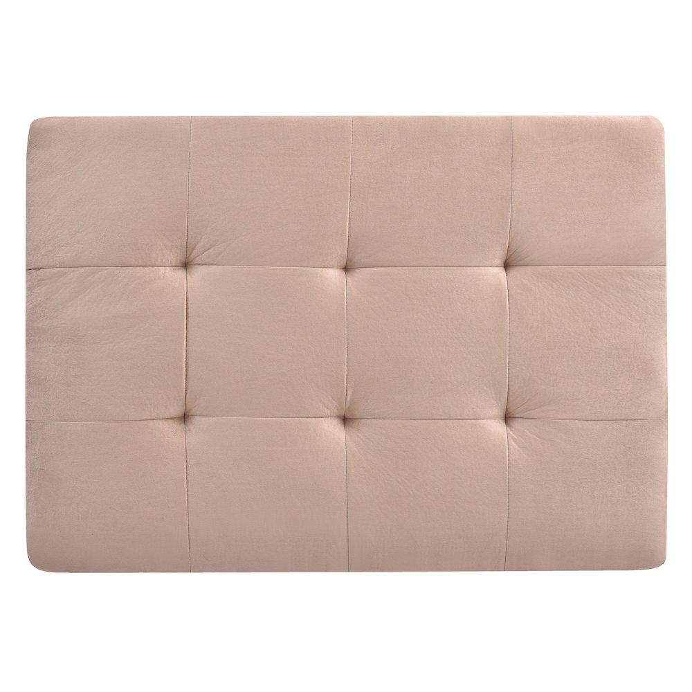 Glory Furniture Malone Ottoman in Mocha Color. Picture 5