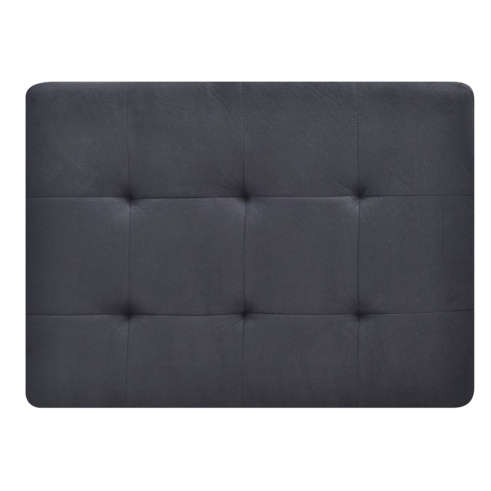 Glory Furniture Malone Ottoman in Black Color. Picture 5