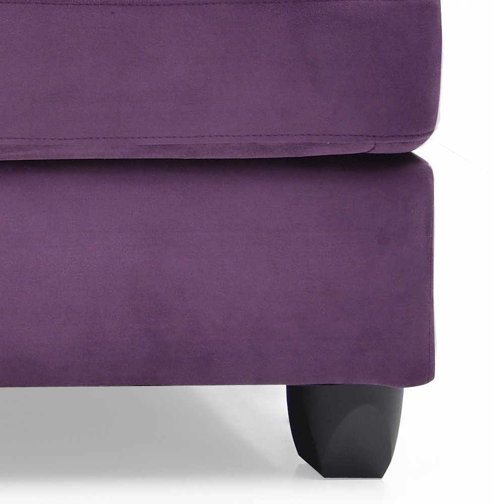 Glory Furniture Malone Sectional in Purple Color. Picture 6