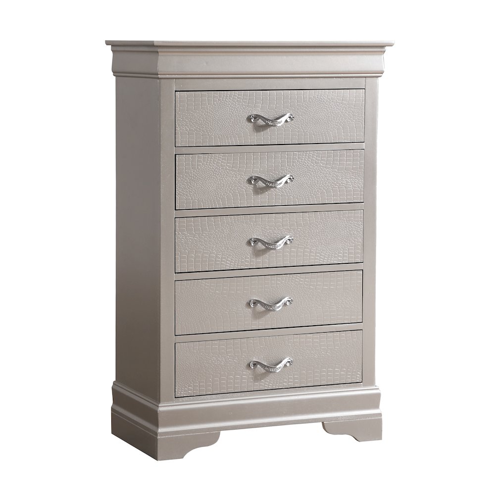 Glory Furniture Lorana Chest in Champagne Color. Picture 2