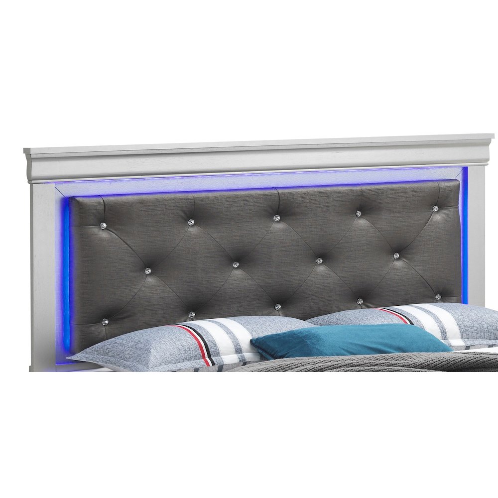 Glory Furniture Lorana Queen Bed in Champagne Color. Picture 2