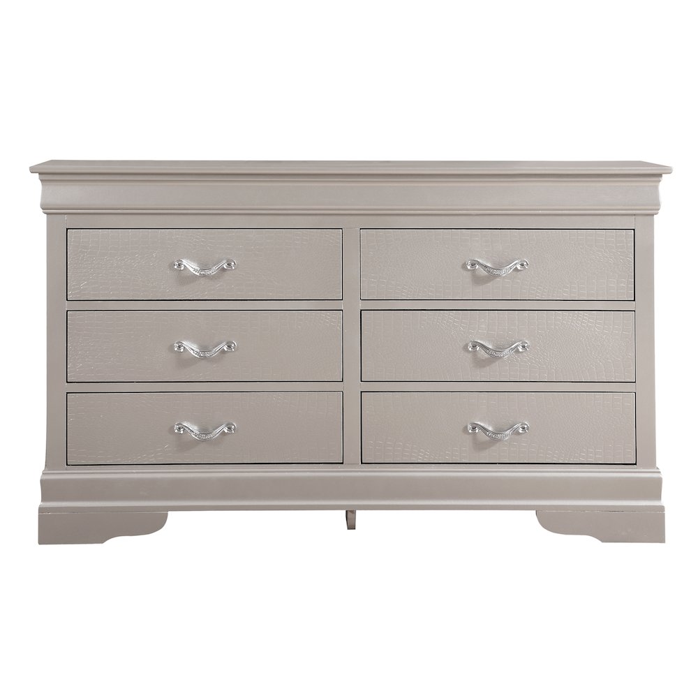 Glory Furniture Lorana Dresser in Champagne Color. Picture 2