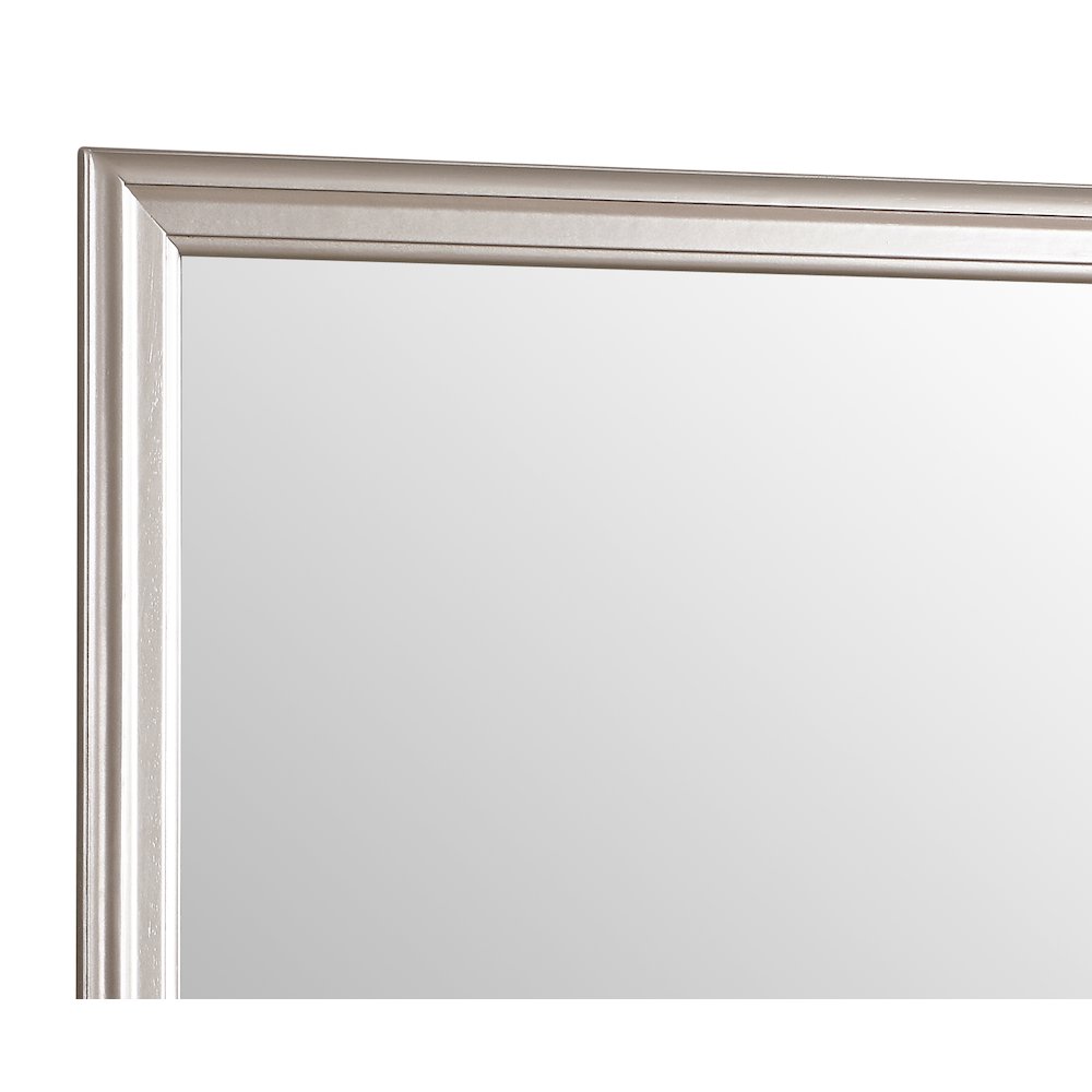 Glory Furniture Lorana Mirror in Champagne Color. Picture 3