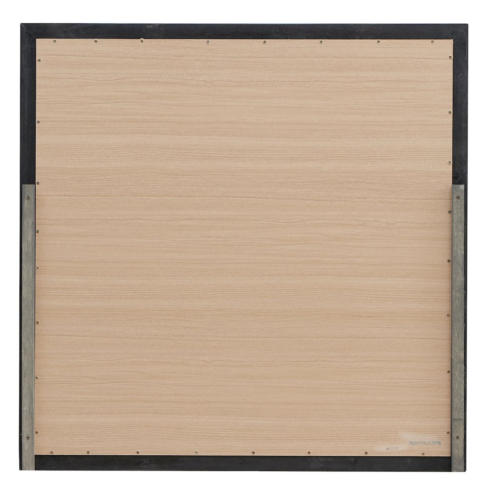 Glory Furniture Lorana Mirror in Metalic Black Color. Picture 6