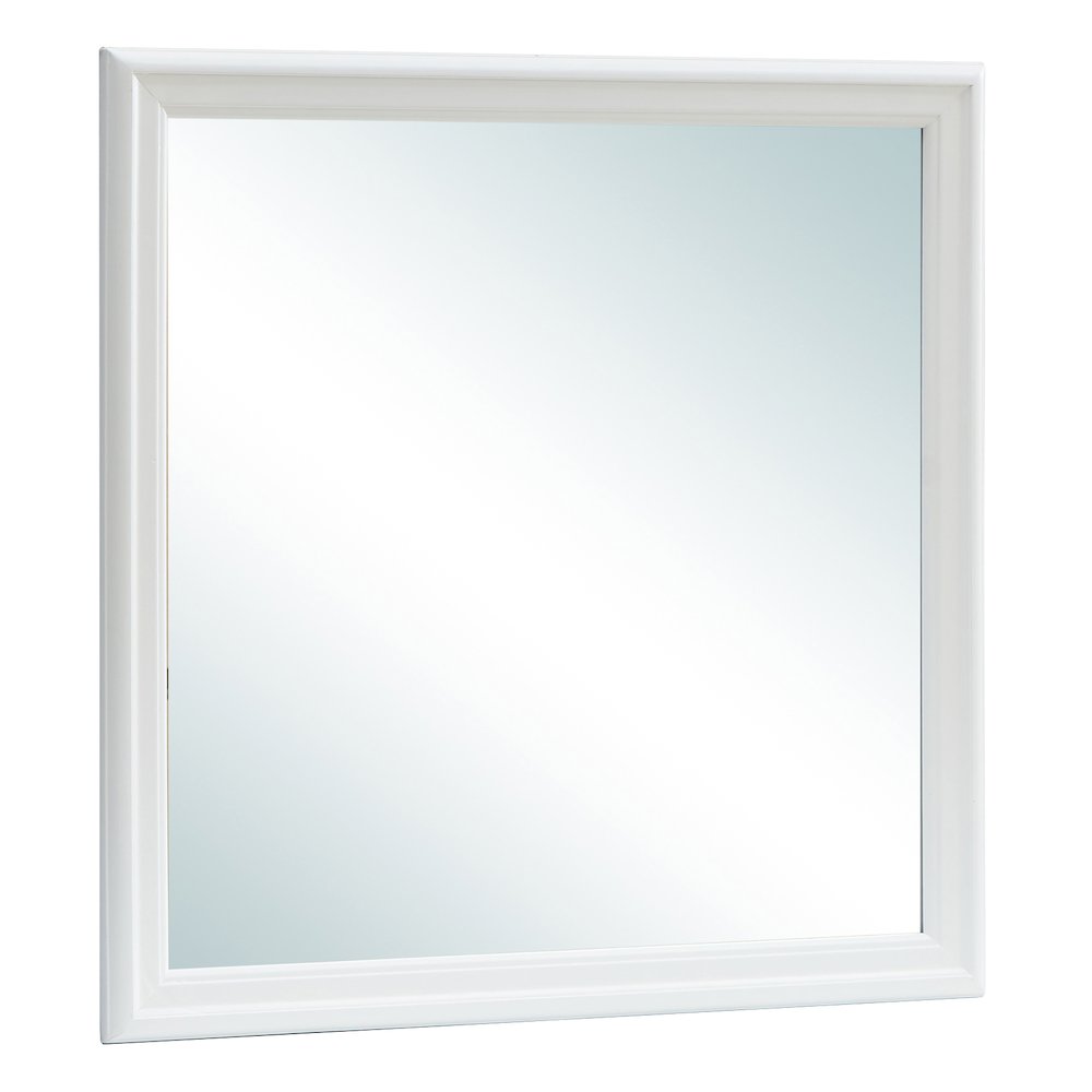 Glory Furniture Lorana Mirror in White Color. Picture 1