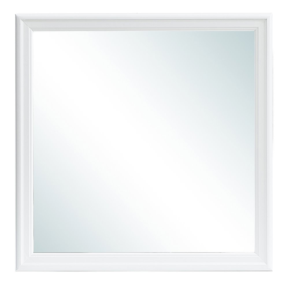 Glory Furniture Lorana Mirror in White Color. Picture 3