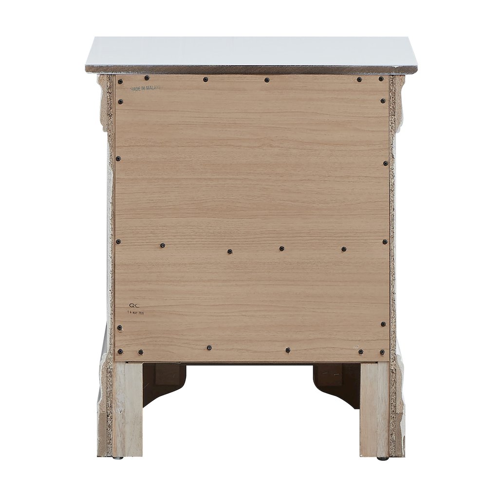 Glory Furniture Lorana Nightstand in White Color. Picture 5