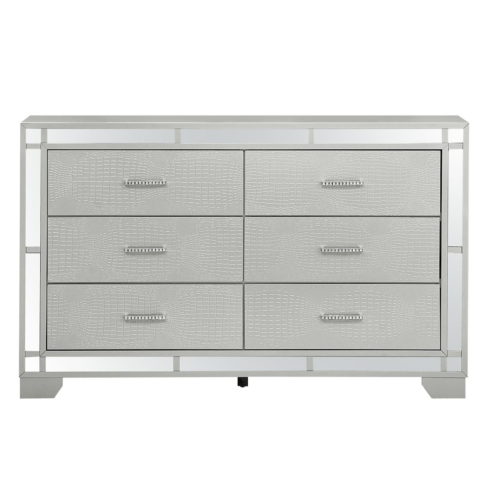 Glory Furniture Madison Dresser in Champagne Color. Picture 2