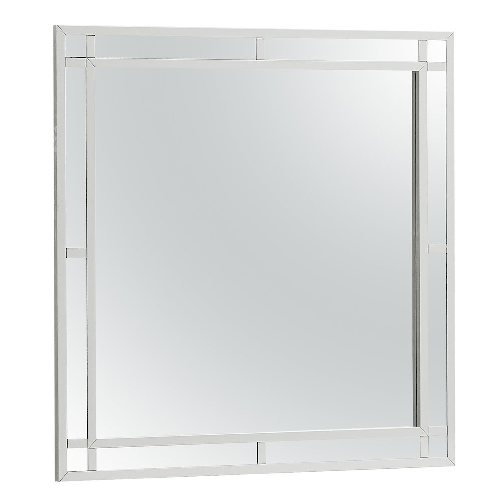Glory Furniture Madison Mirror in Champagne Color. Picture 1