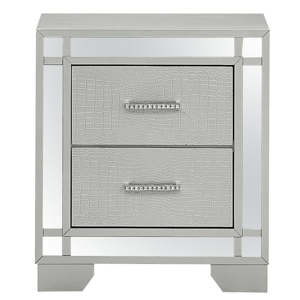 Glory Furniture Madison Nightstand in Champagne Color. Picture 3