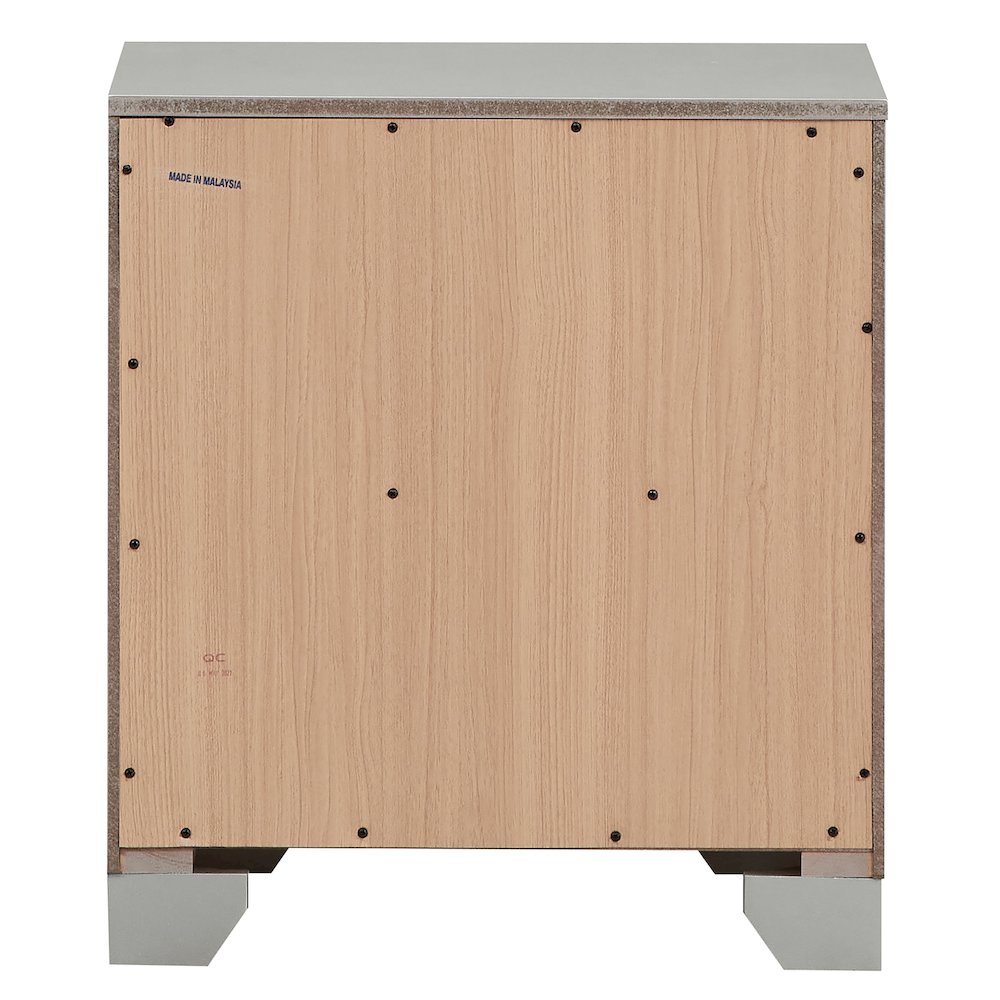 Glory Furniture Madison Nightstand in Champagne Color. Picture 5