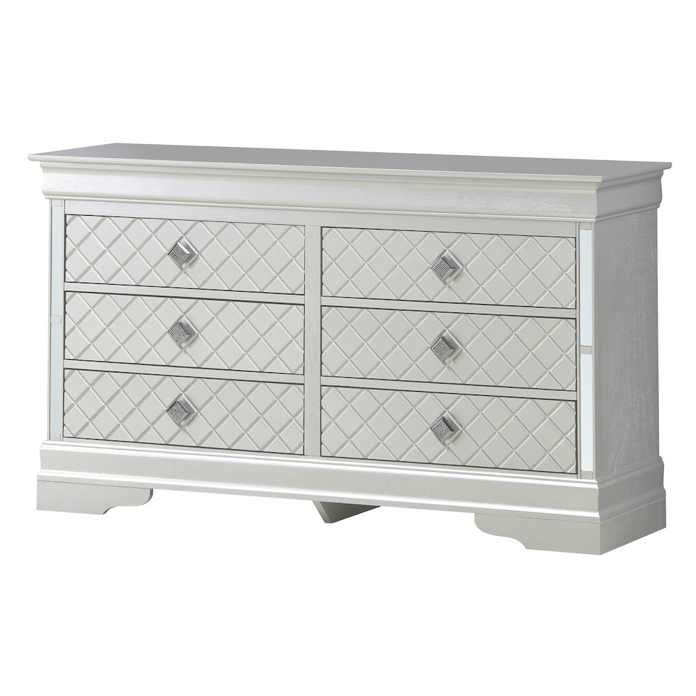 Glory Furniture Verona Dresser in Champagne Color. Picture 1