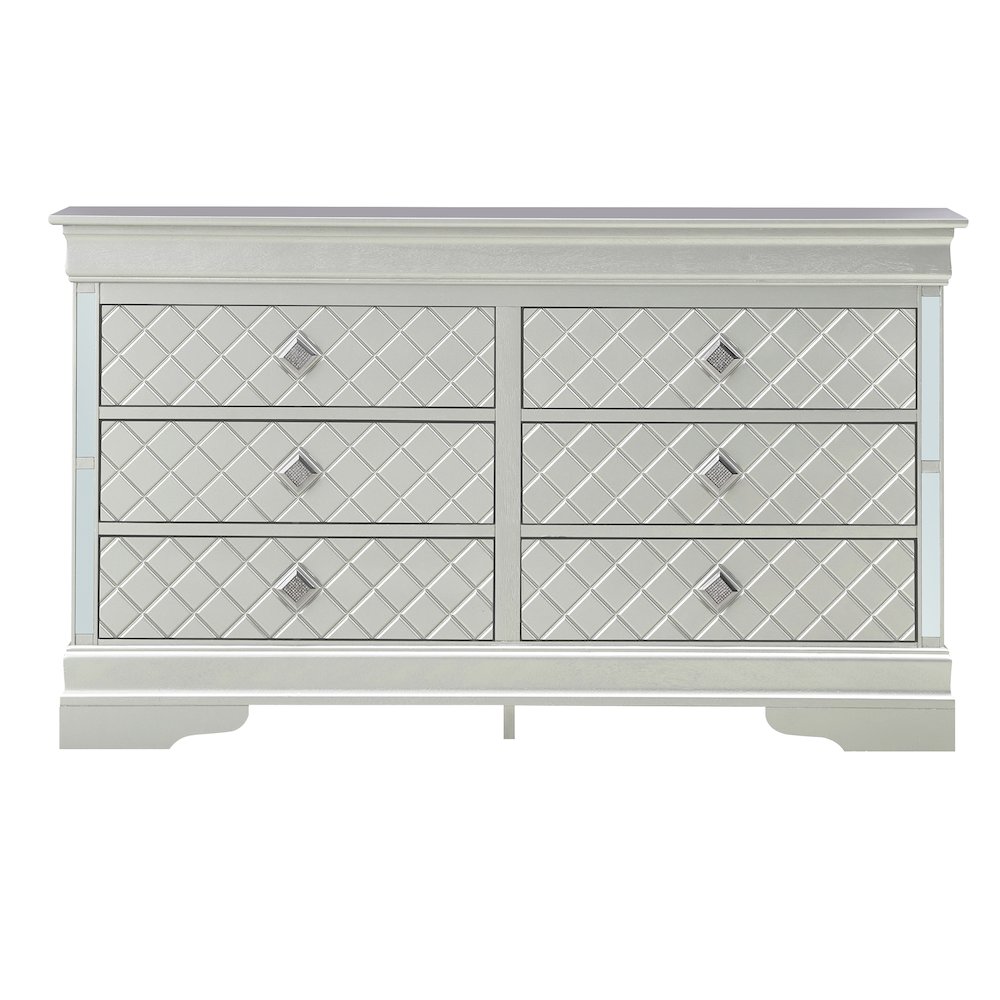 Glory Furniture Verona Dresser in Champagne Color. Picture 3