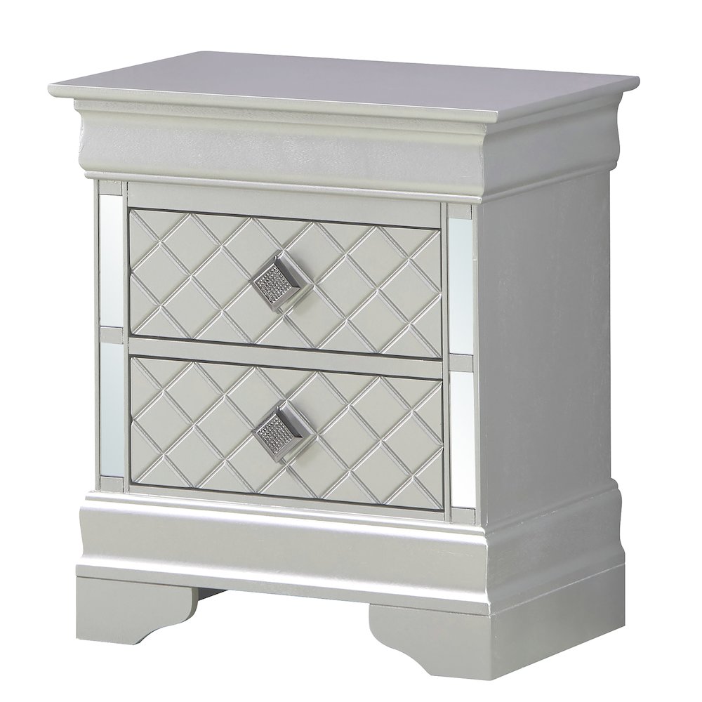 Glory Furniture Verona Nightstand in Champagne Color. Picture 1