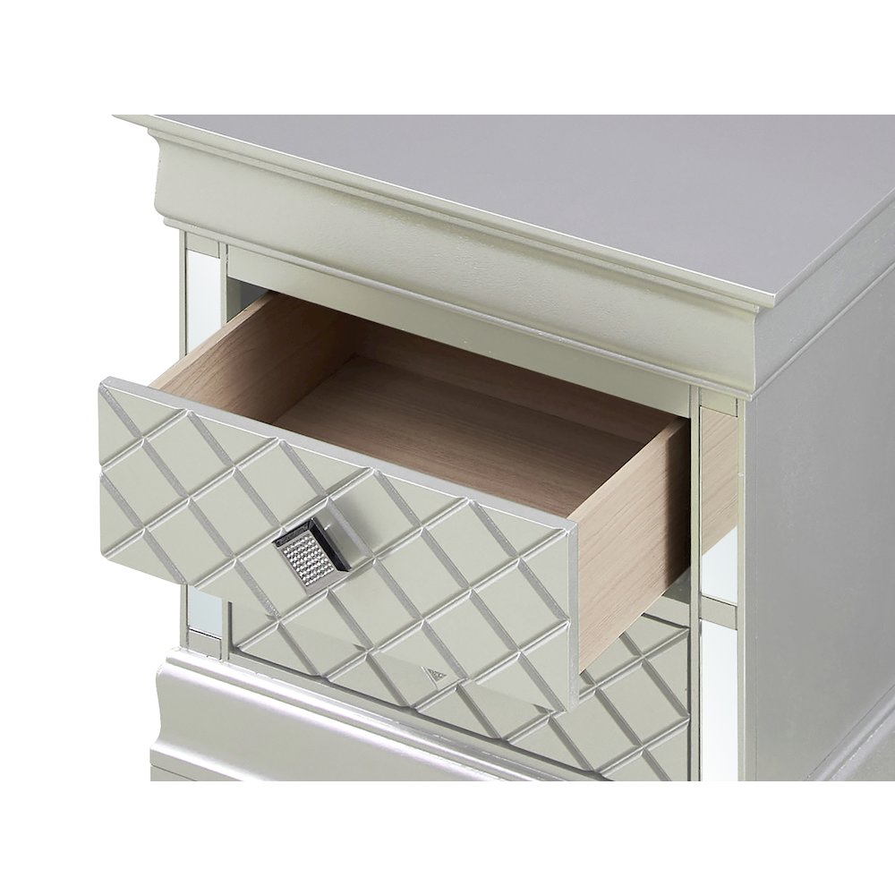 Glory Furniture Verona Nightstand in Champagne Color. Picture 2