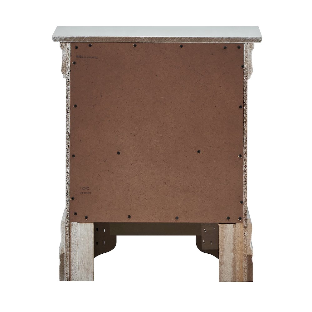 Glory Furniture Verona Nightstand in Champagne Color. Picture 5