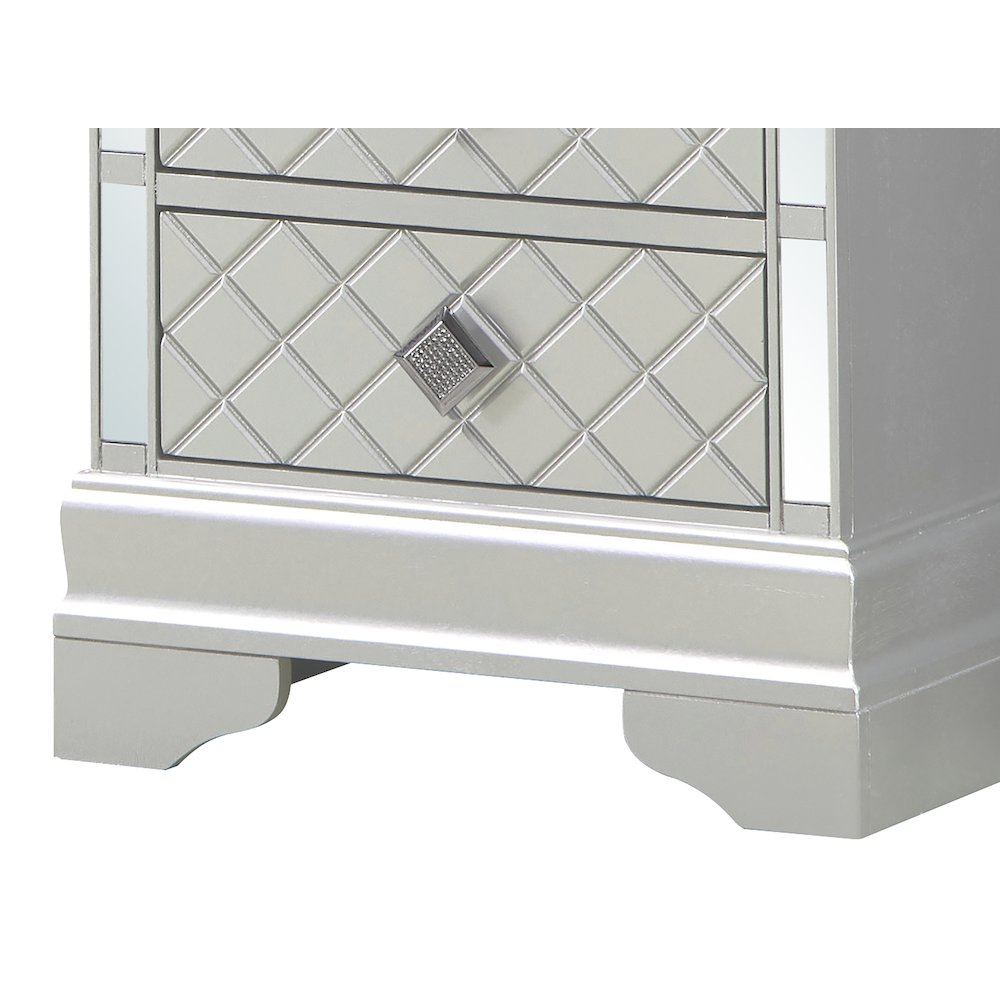 Glory Furniture Verona Nightstand in Champagne Color. Picture 7