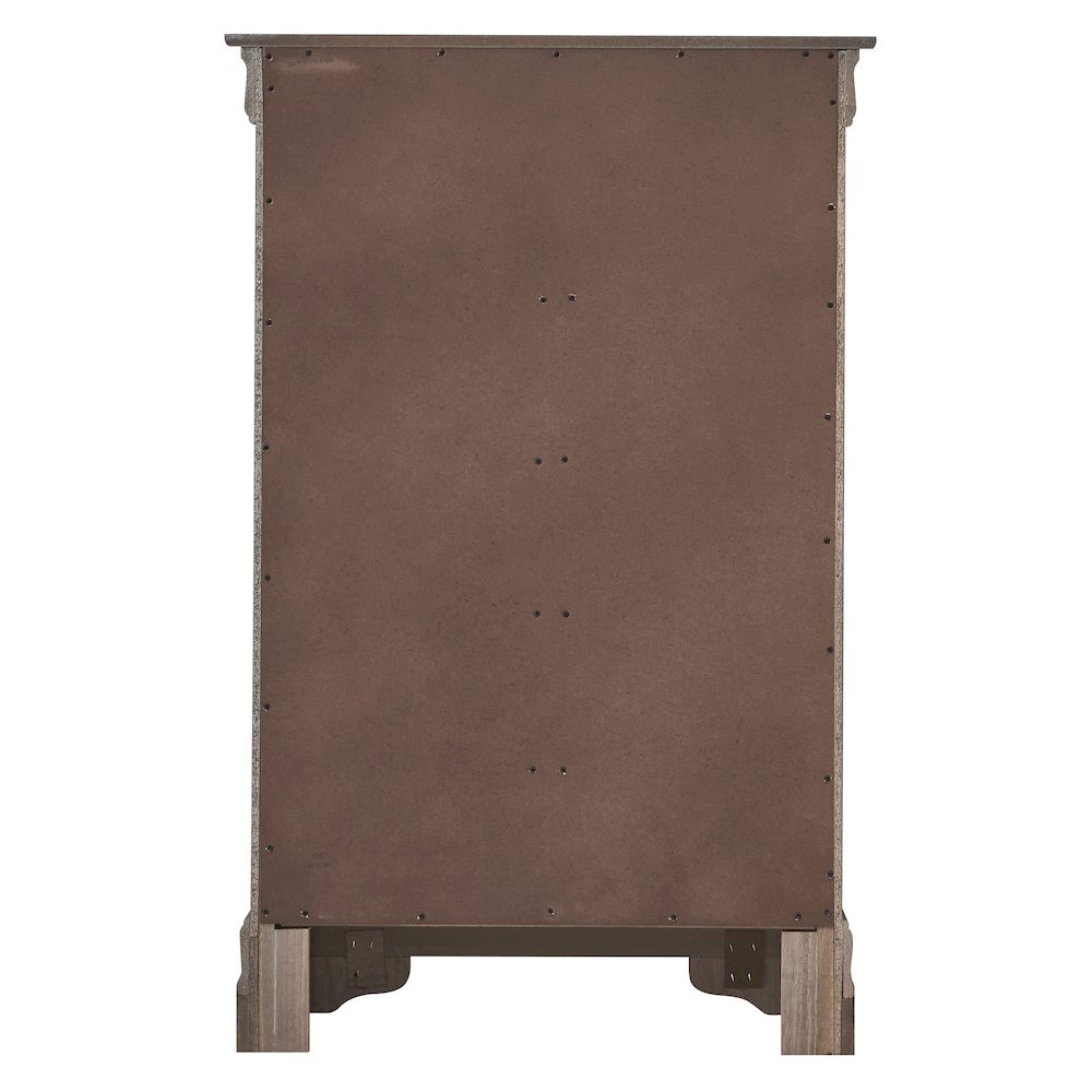 Glory Furniture Verona Chest in Metalic Black Color. Picture 6