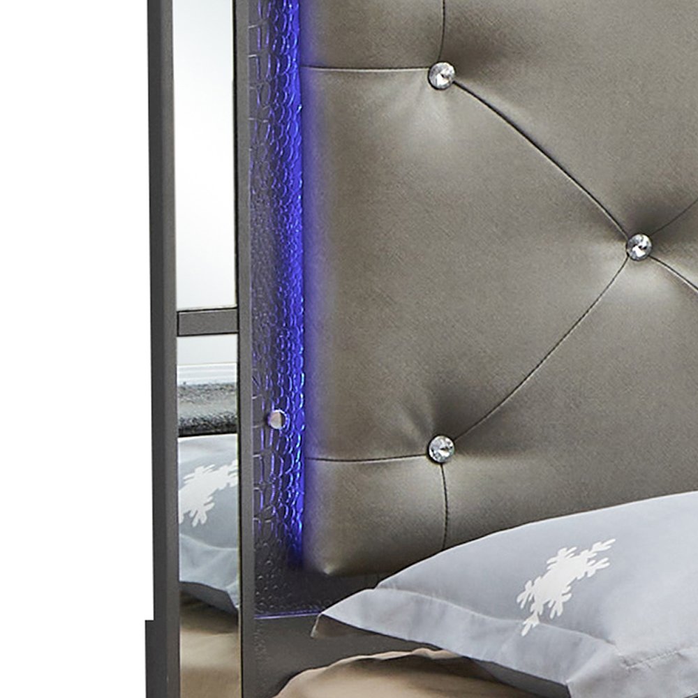 Glory Furniture Verona Twin Bed in Metalic Black Color. Picture 6