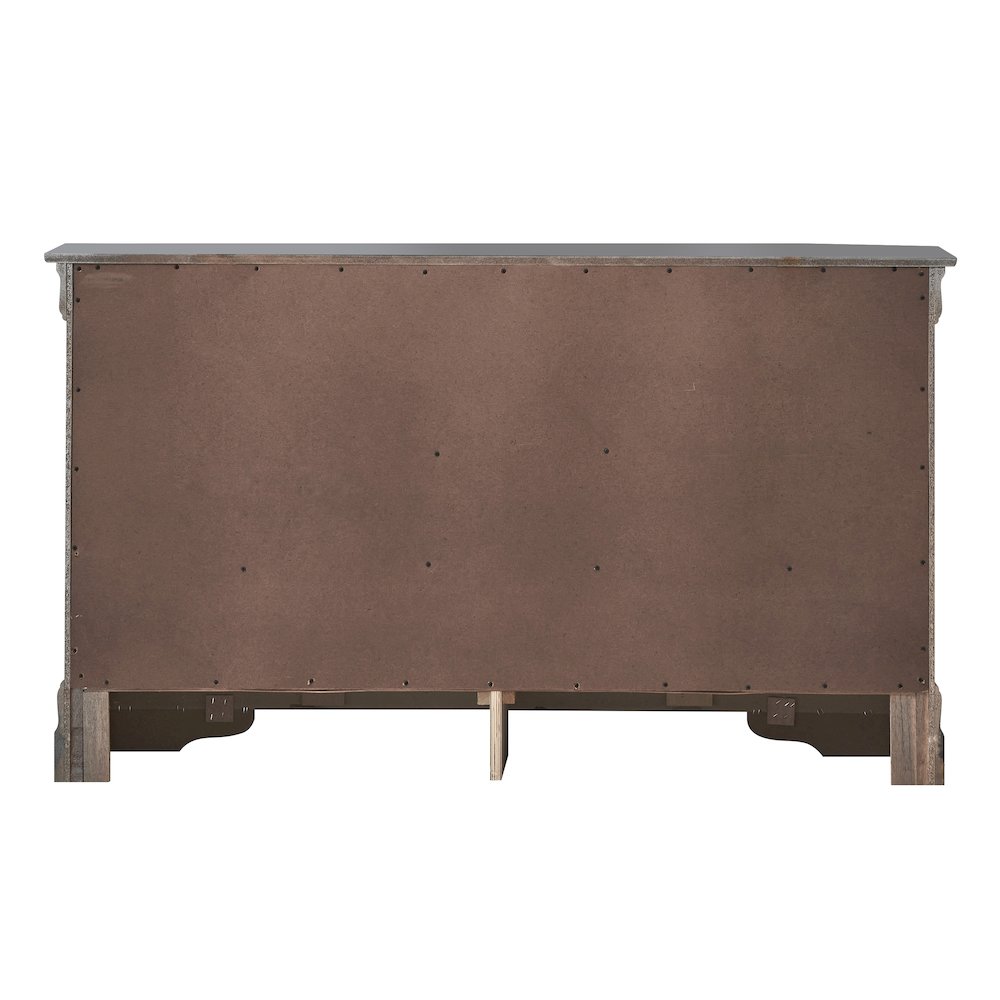 Glory Furniture Verona Dresser in Metalic Black Color. Picture 4