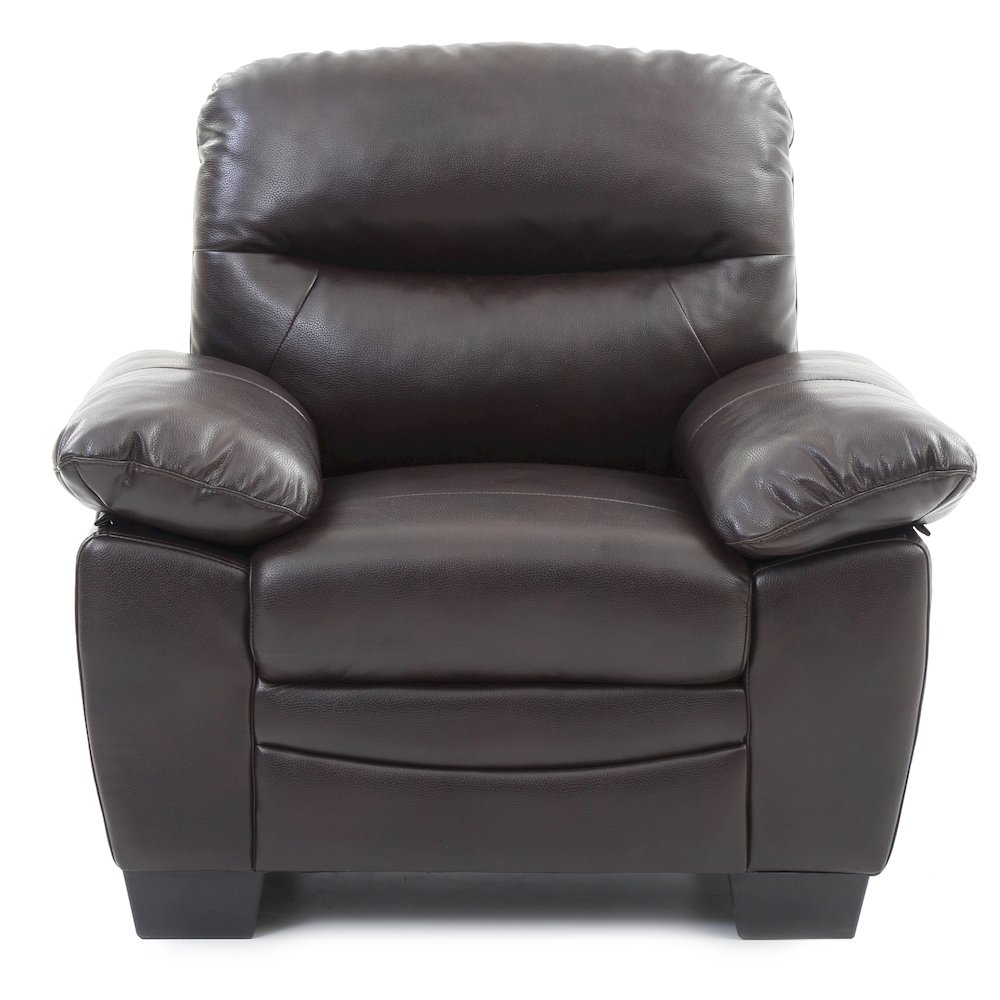 Glory Furniture Marta Accent Chair in Dark Brown Color. Picture 2