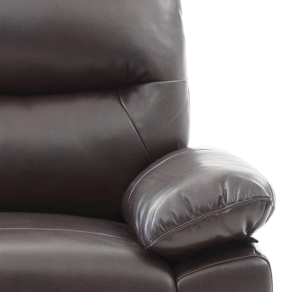 Glory Furniture Marta Loveseat in Dark Brown Color. Picture 5