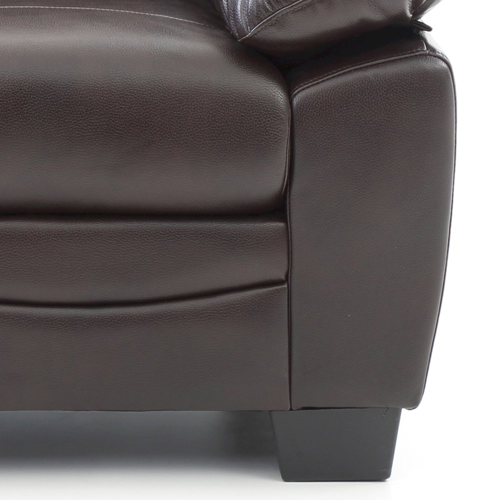 Glory Furniture Marta Loveseat in Dark Brown Color. Picture 6