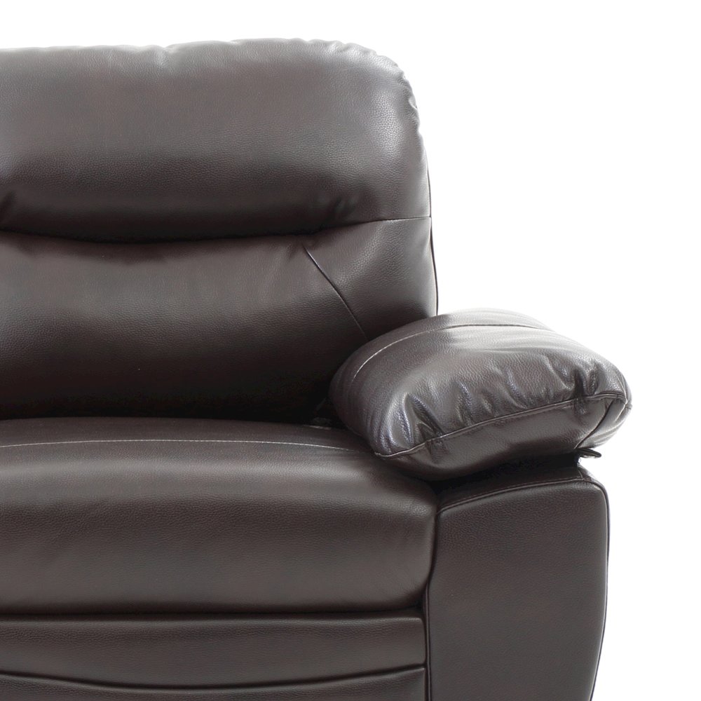 Glory Furniture Marta Sofa in Dark Brown Color. Picture 5