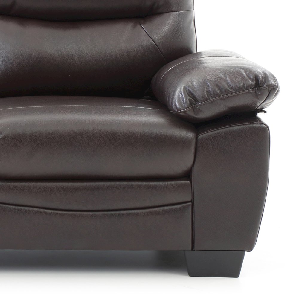 Glory Furniture Marta Sofa in Dark Brown Color. Picture 6