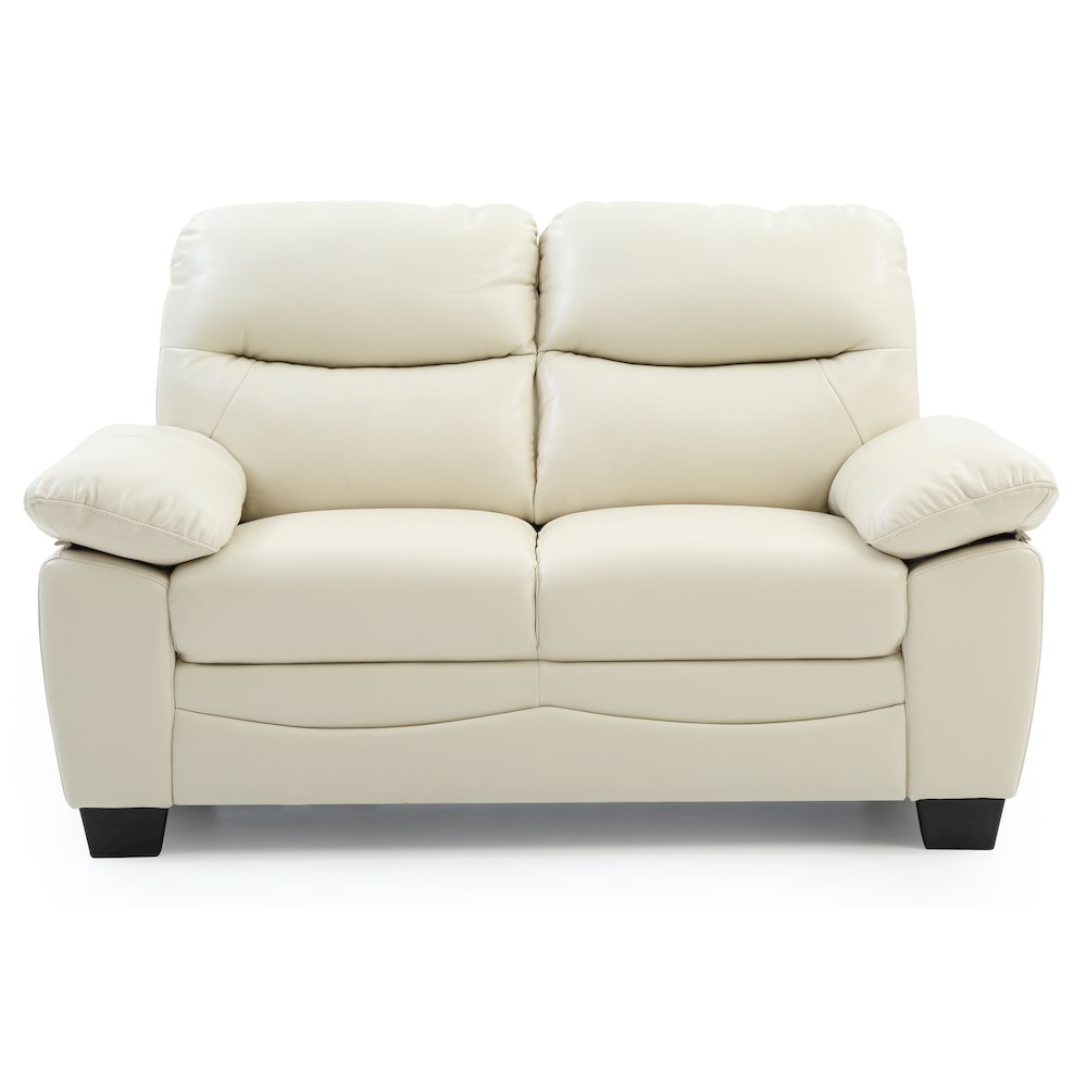 Glory Furniture Marta Loveseat in Pearl Color. Picture 2