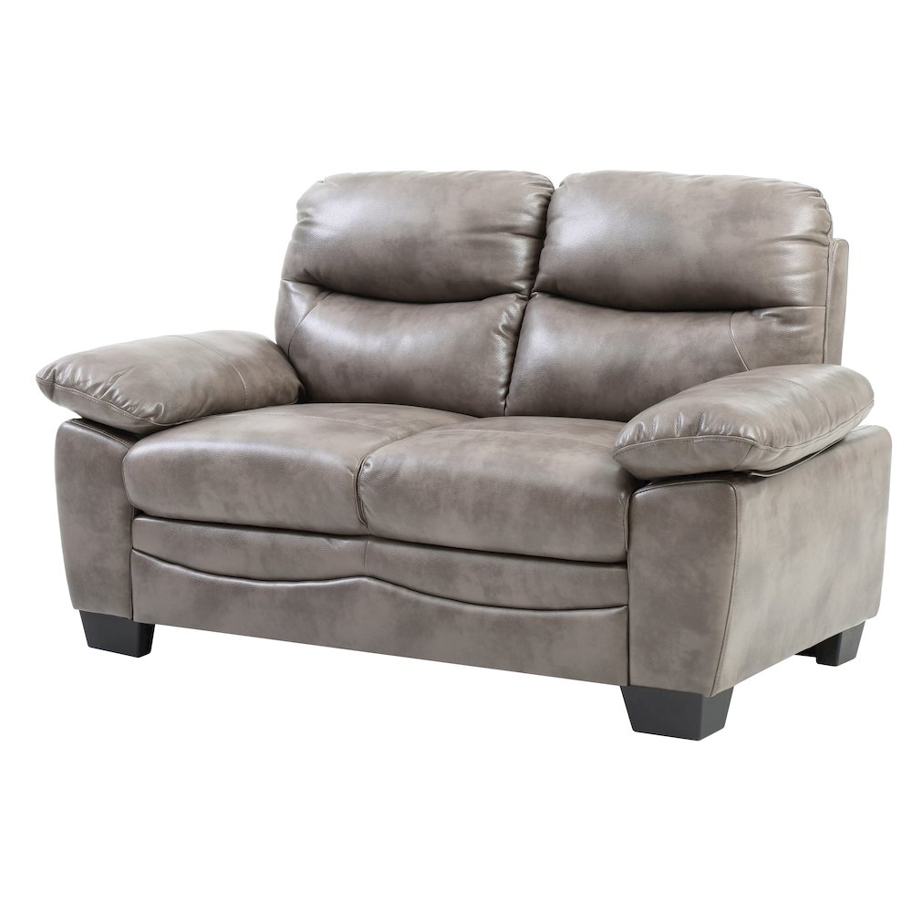 Glory Furniture Marta Loveseat in Gray Color. Picture 1