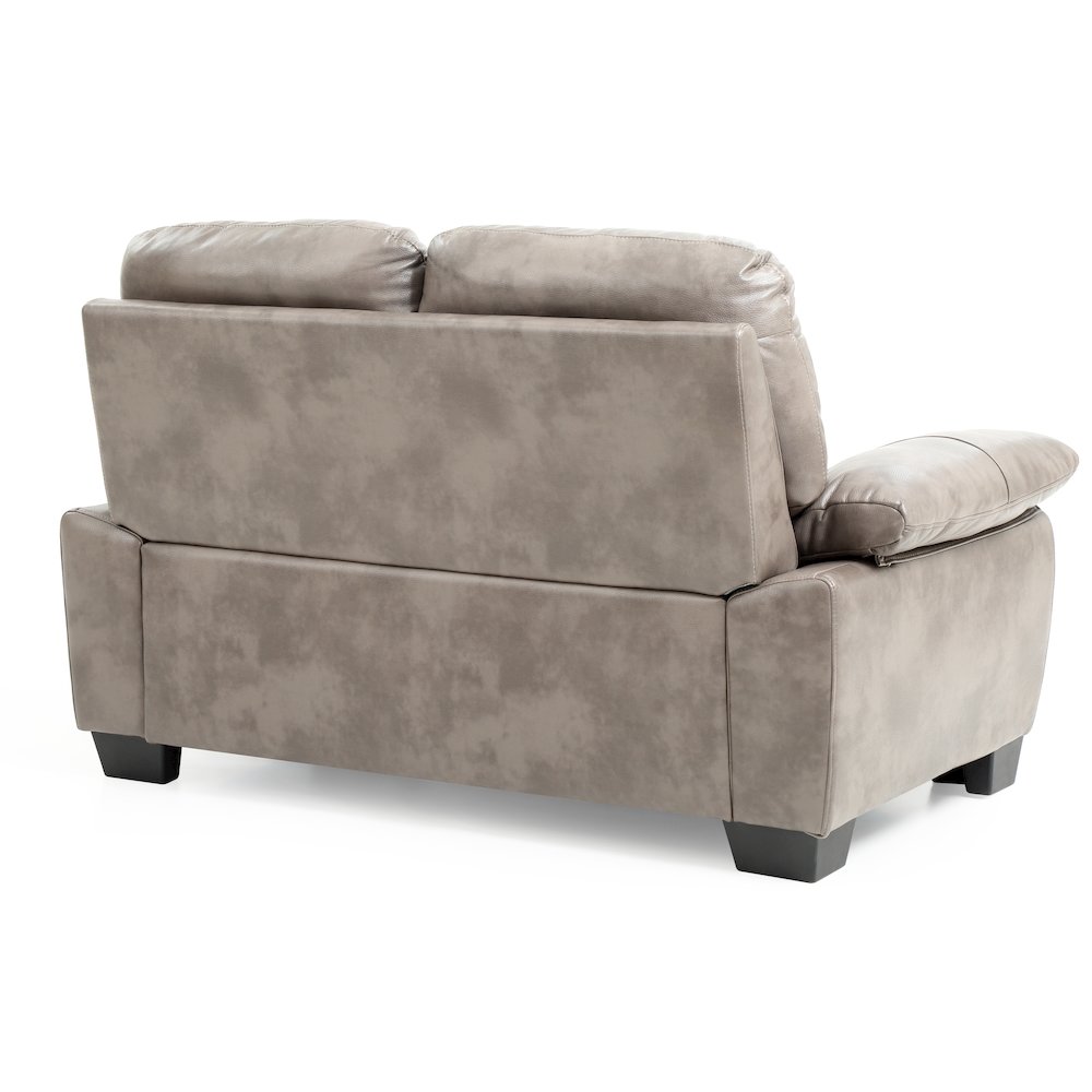 Glory Furniture Marta Loveseat in Gray Color. Picture 4