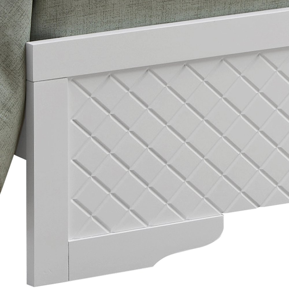 Glory Furniture Verona Queen Bed in White Color. Picture 5