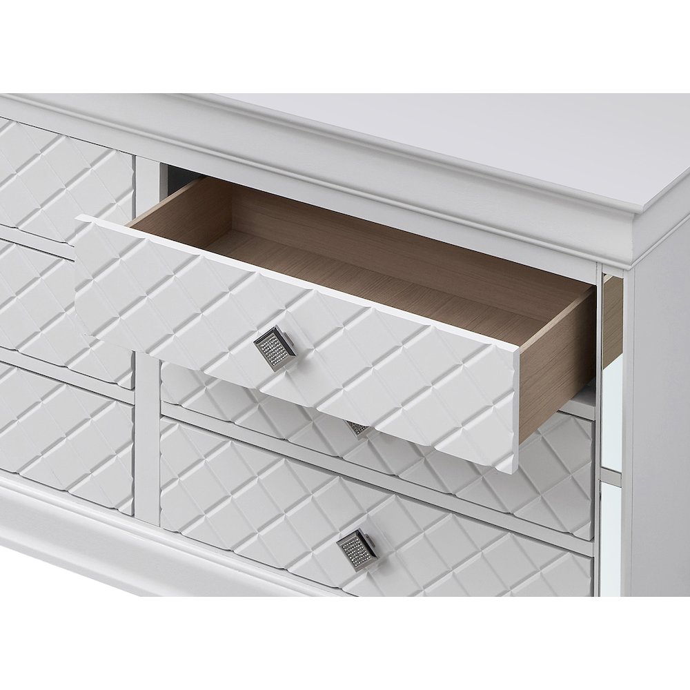Glory Furniture Verona Dresser in White Color. Picture 2