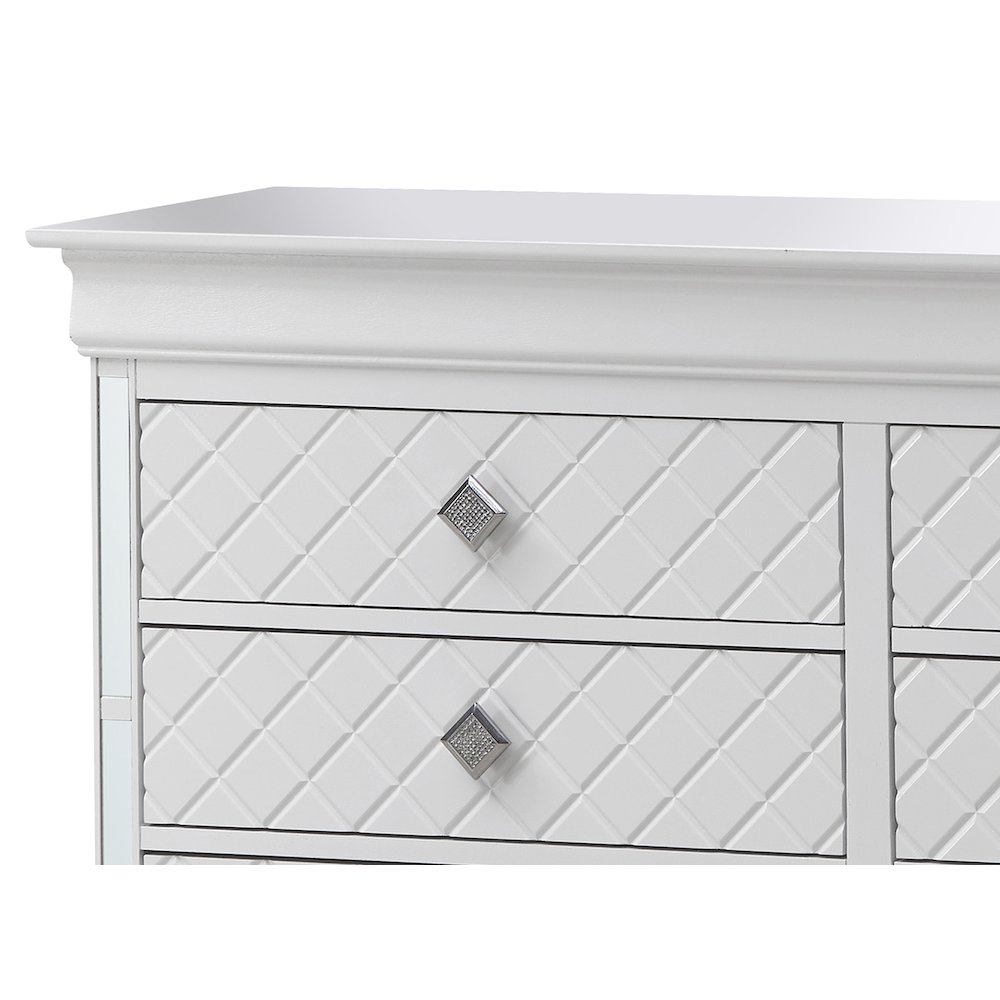 Glory Furniture Verona Dresser in White Color. Picture 6
