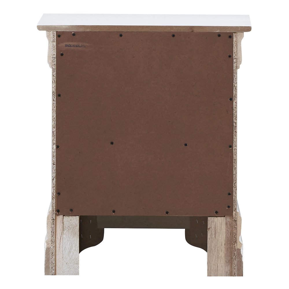 Glory Furniture Verona Nightstand in White Color. Picture 5