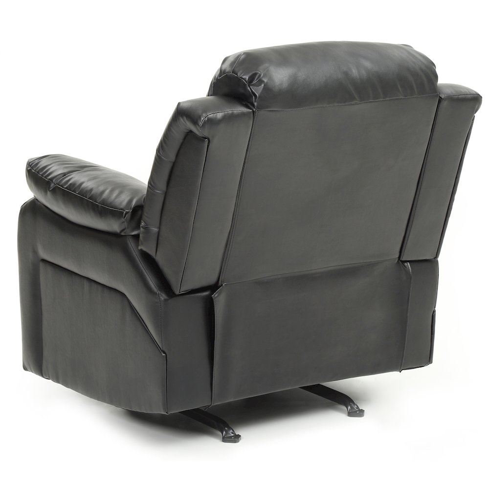 Glory Furniture Daria Rocker Recliner in Black Color. Picture 5