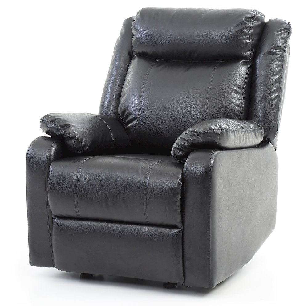 Glory Furniture Ward Rocker Recliner in Black Color. Picture 4