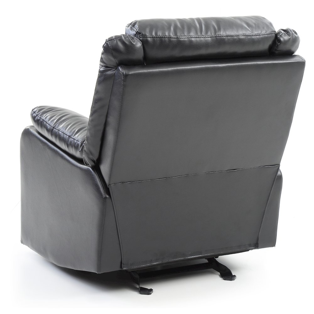 Glory Furniture Ward Rocker Recliner in Black Color. Picture 5
