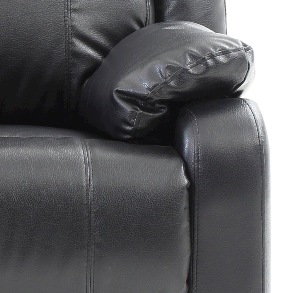 Glory Furniture Ward Reclining Loveseat in Black Color. Picture 5