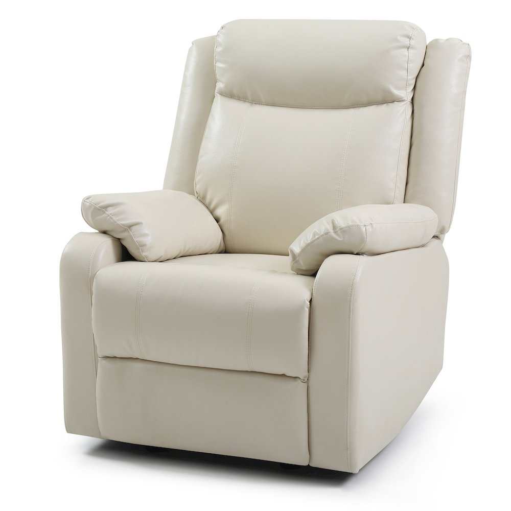 Glory Furniture Ward Rocker Recliner in Pearl Color. Picture 4