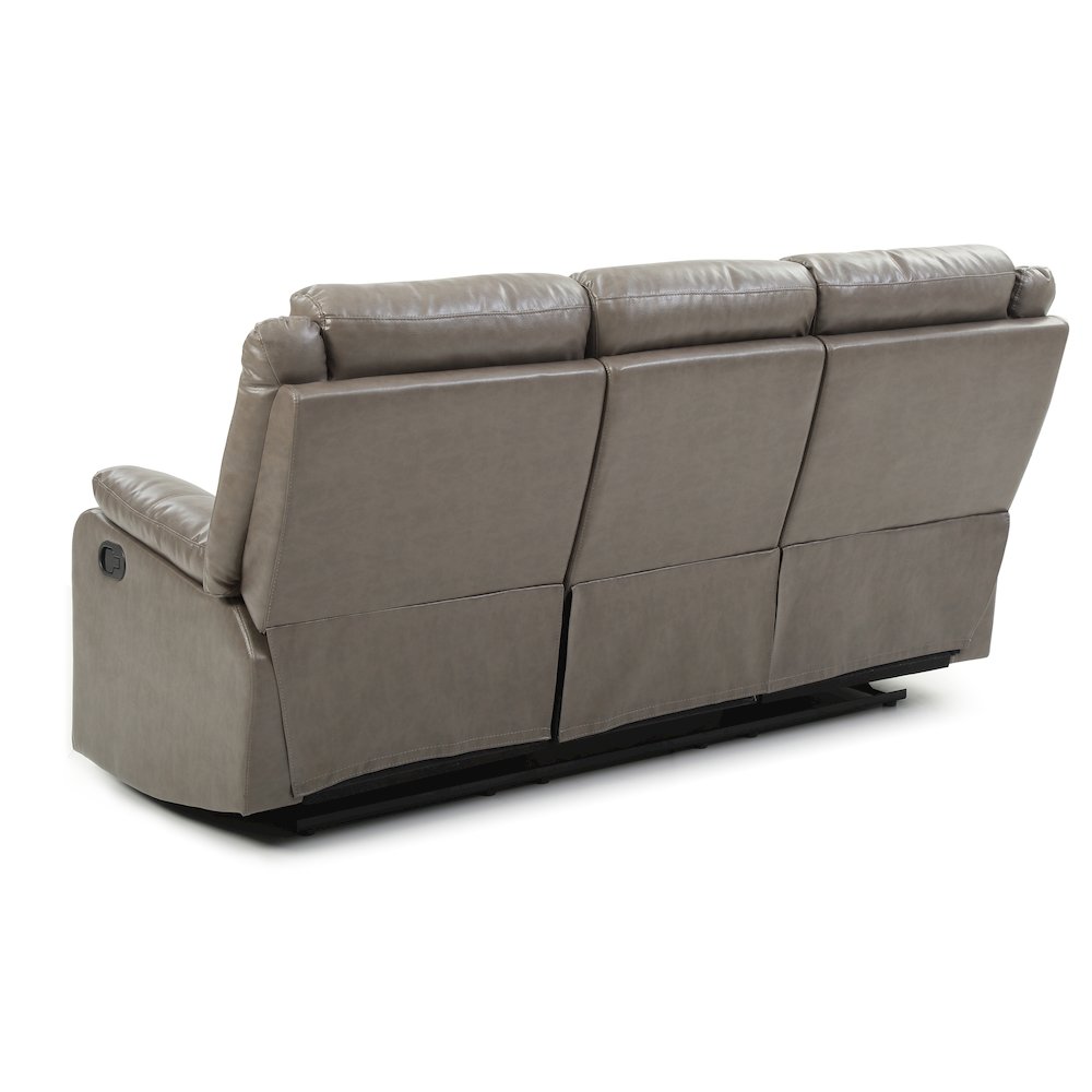 Glory Furniture Ward Reclining Sofa in Gray Color. Picture 5